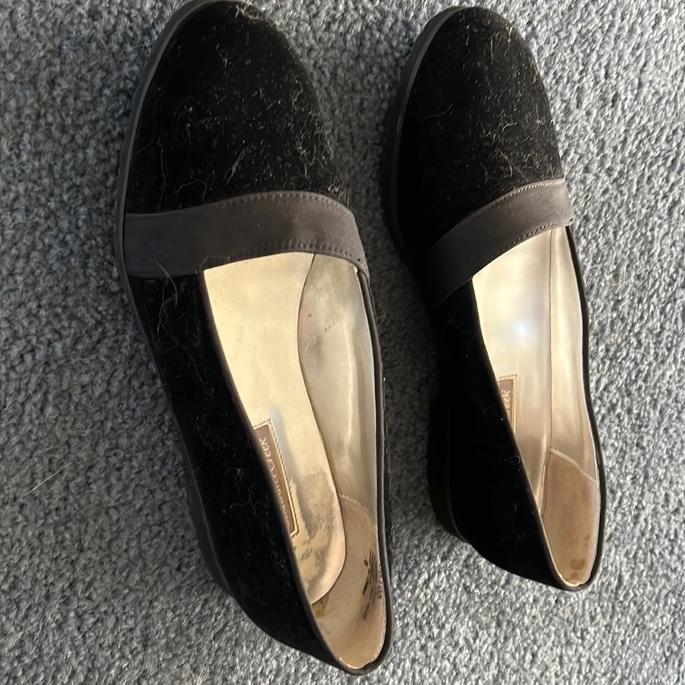 Velvet flat womenswear shoes